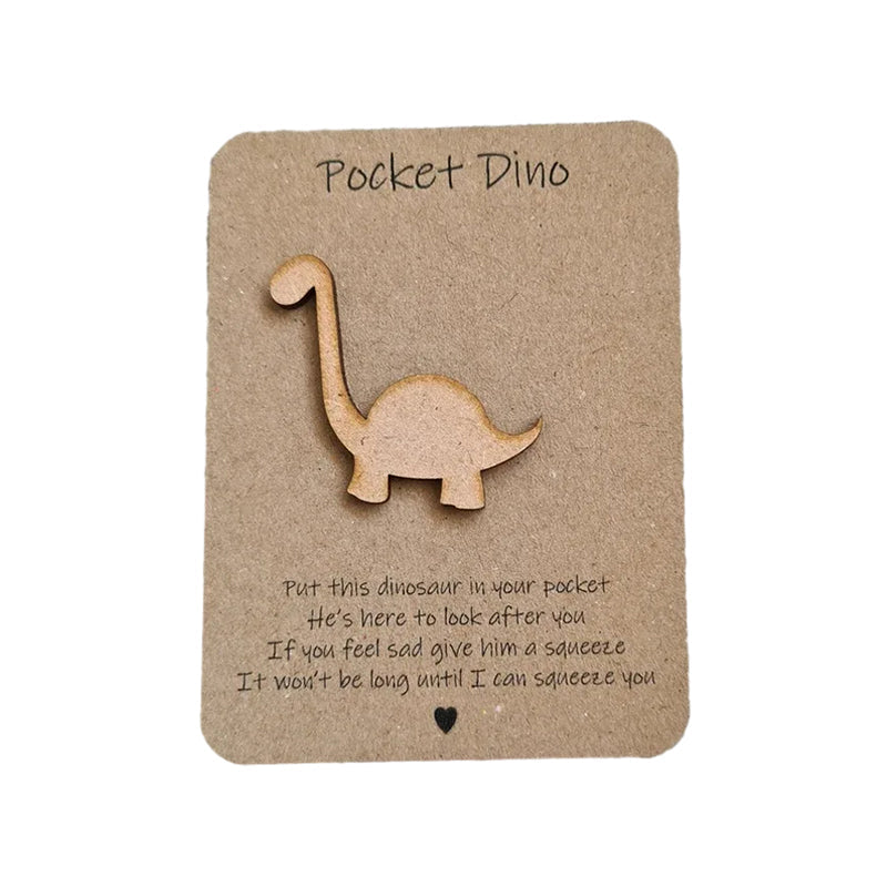 Panneau en bois dinosaure