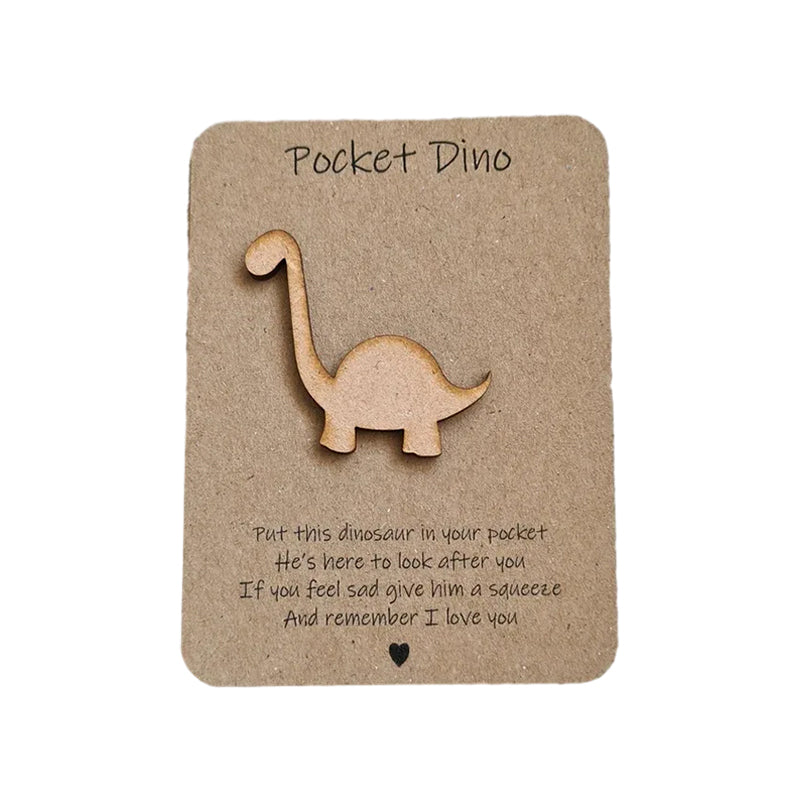 Panneau en bois dinosaure