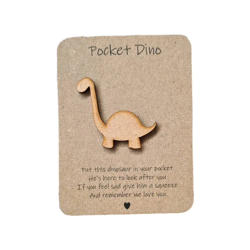 Panneau en bois dinosaure