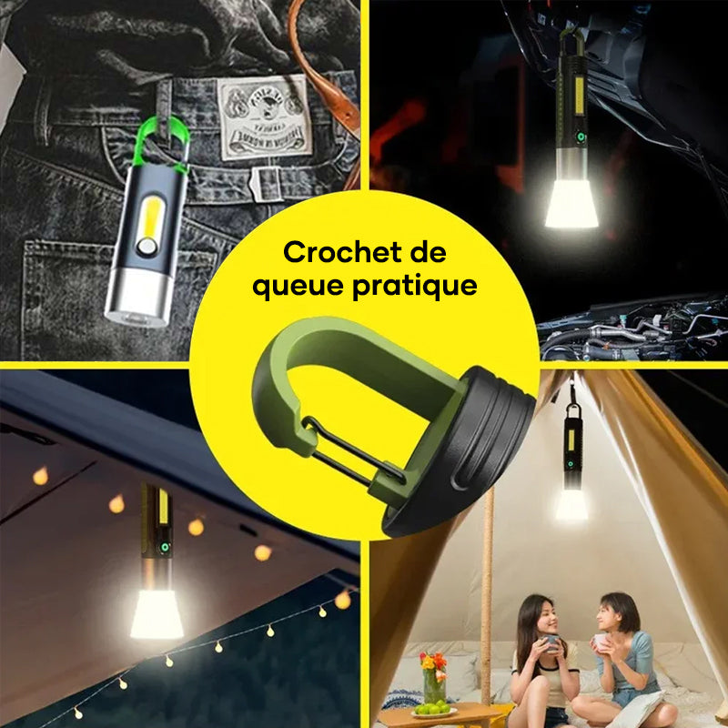 Lampe de poche extérieure multifonctionnelle pour les aventures
