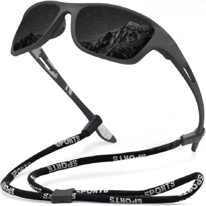 Lunettes de soleil de sport avec verres polarisants anti-reflets