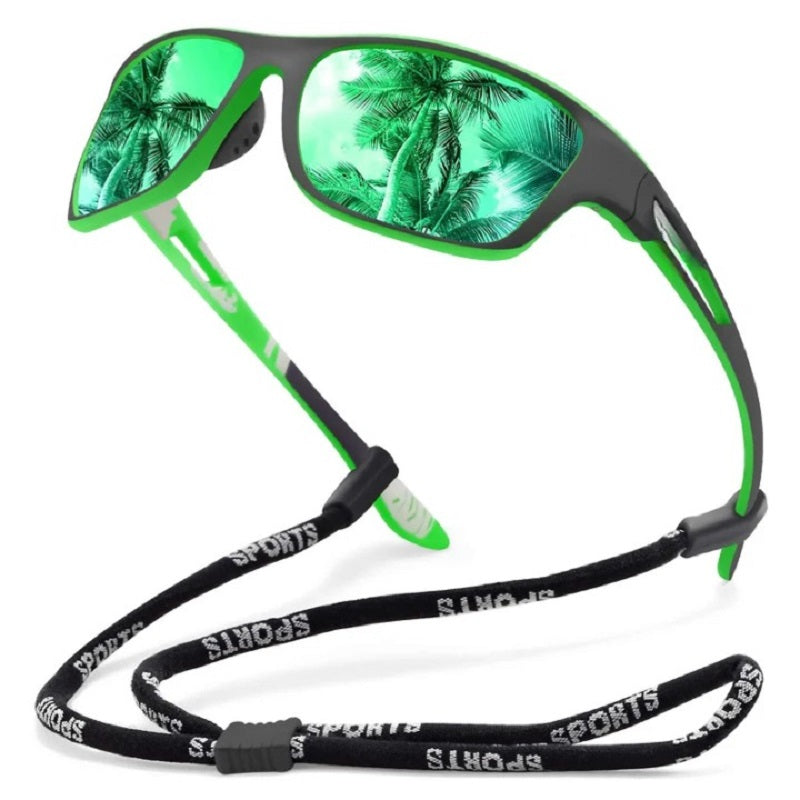 Lunettes de soleil de sport avec verres polarisants anti-reflets