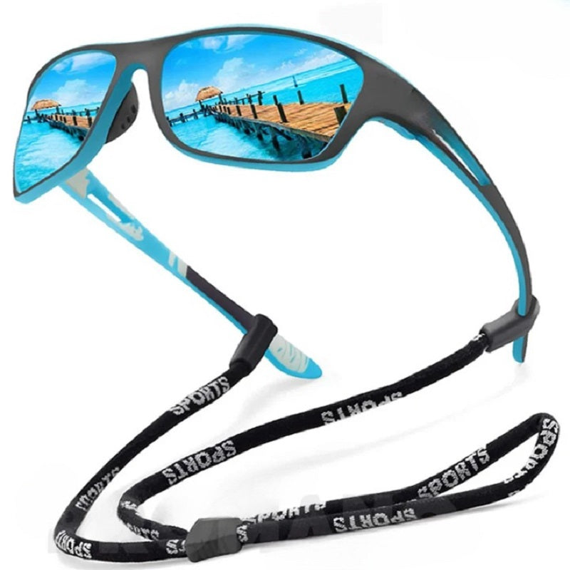 Lunettes de soleil de sport avec verres polarisants anti-reflets