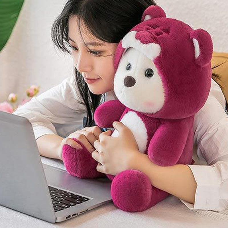 Ours en peluche transformant