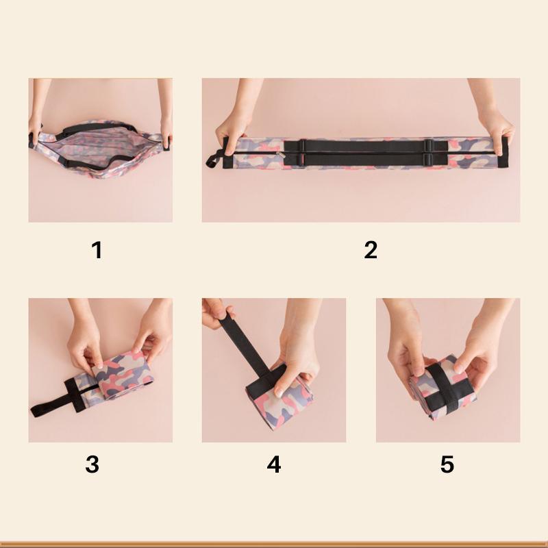 Sac à Provisions Portable de Voyage Pliable