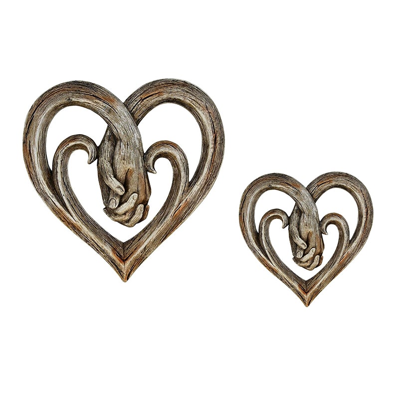 Décoration murale coeur main dans la main - Forever Love