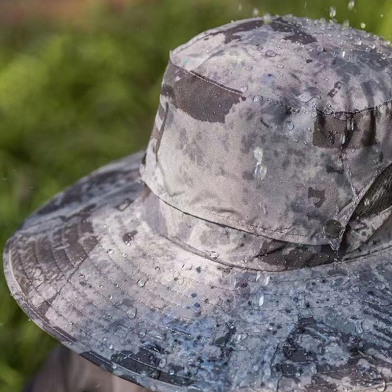 Chapeau de pĂȘche en plein air avec ventilateur de charge solaire et USB