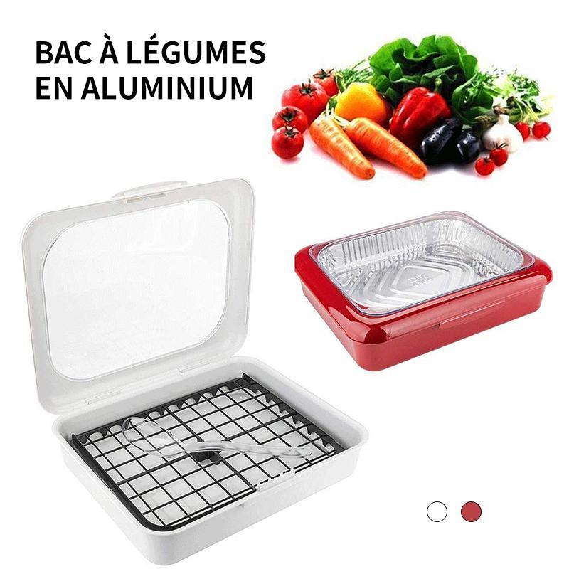 Plusgenial™ Bac à Légumes en Aluminium
