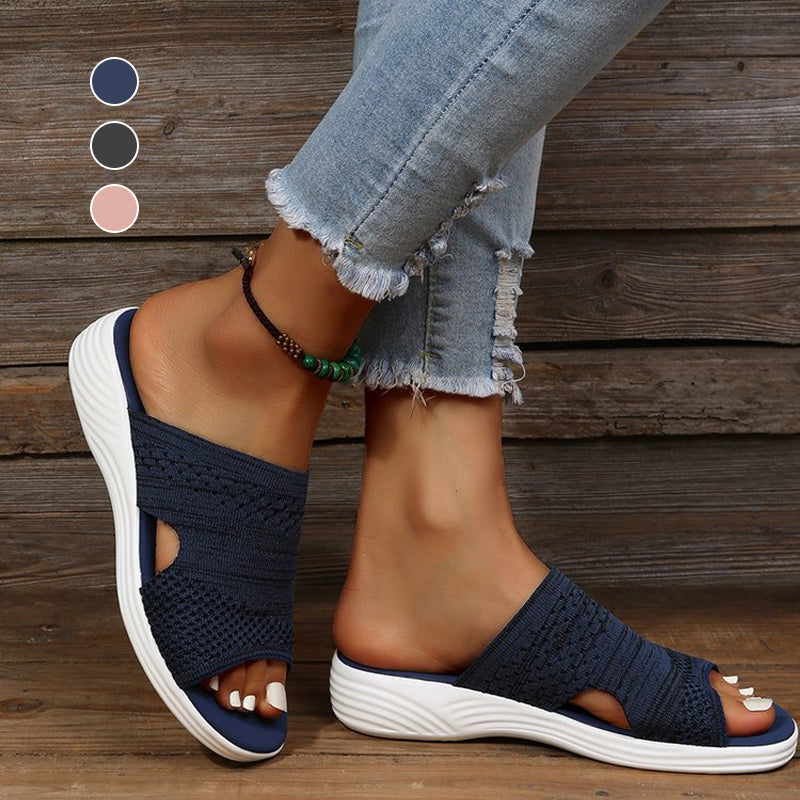 Sandales d'été en maille douce et confortable pour femmes