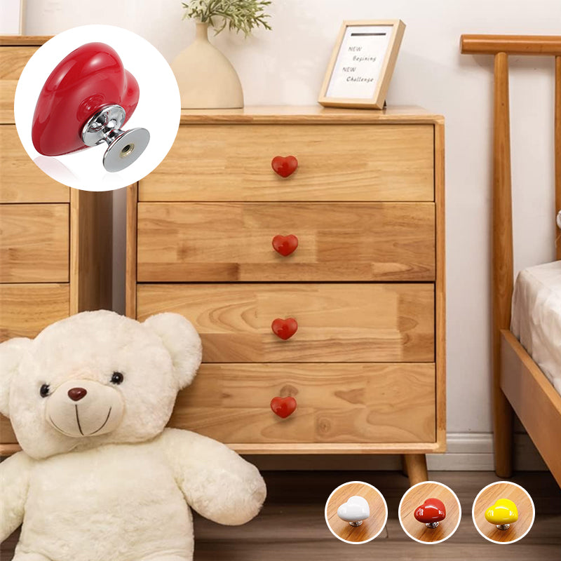 Hartvormige toiletknop