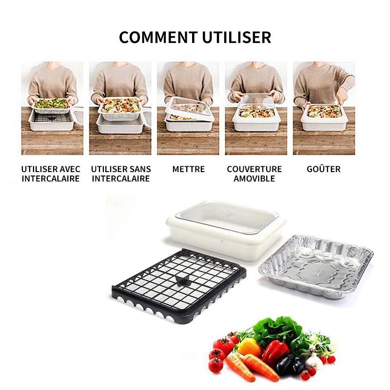 Plusgenial™ Bac à Légumes en Aluminium