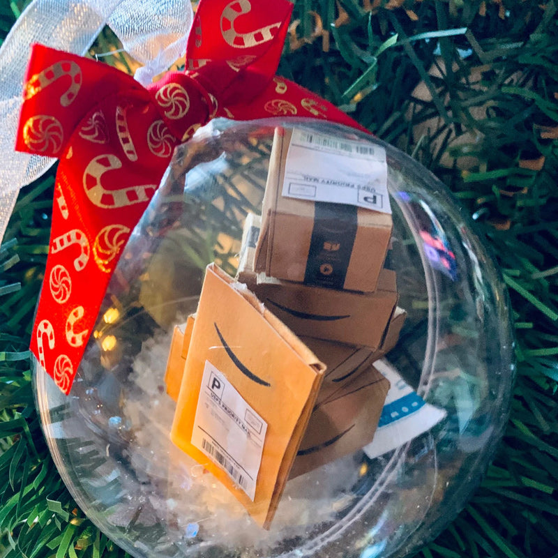 Pré-vente>>Boule transparente de décoration de sapin de Noël