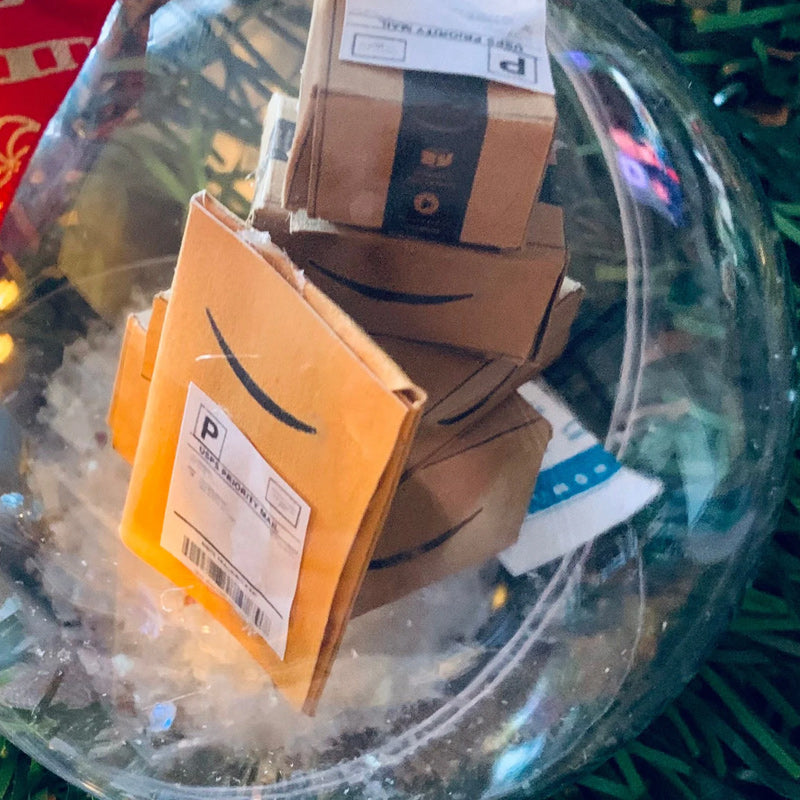 Pré-vente>>Boule transparente de décoration de sapin de Noël