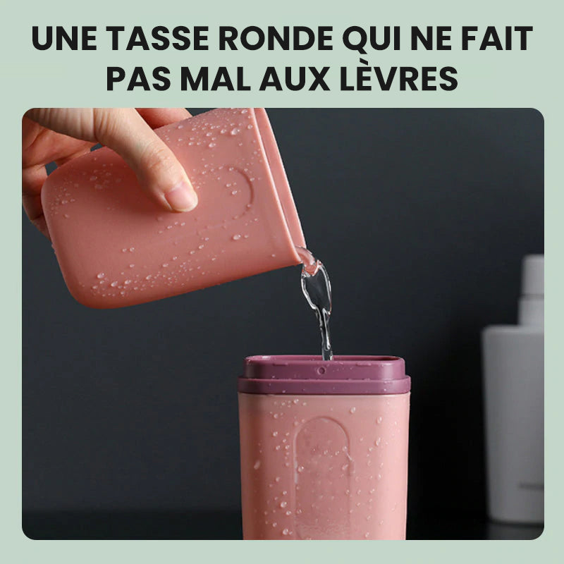 Tasse de rince-bouche de voyage