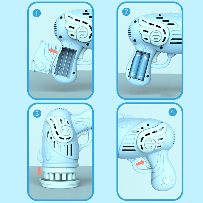 Machine à bulles 23 trous (eau à bulles incluse)