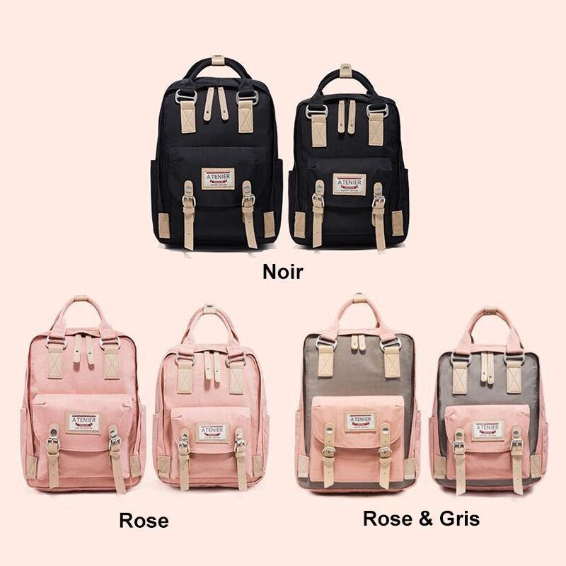 Plusgenial™  Sac à Dos de Voyage Vintage Étanche