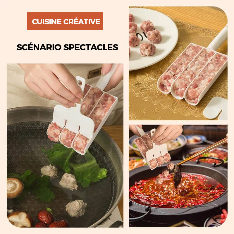 Creative Kitchen Machine Ă  boulettes de viande triple