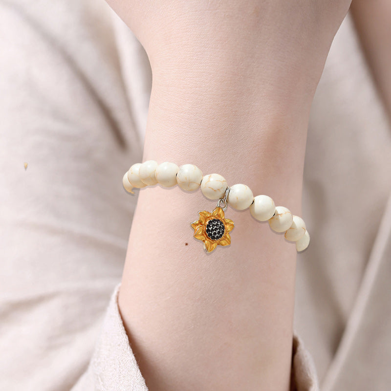 Bracelet Retour à l'école Tournesol