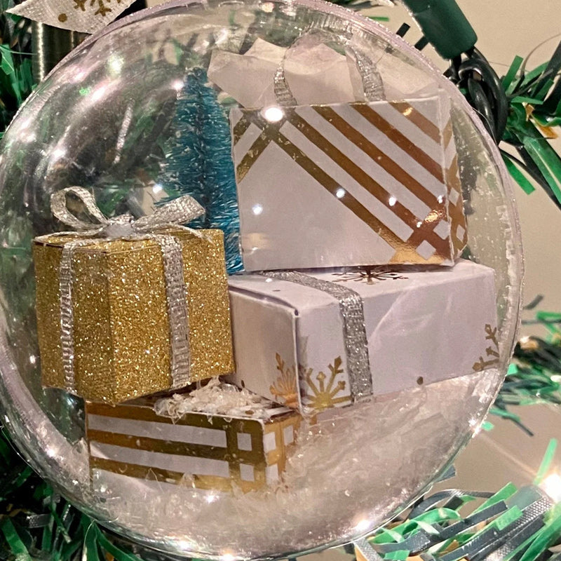 Pré-vente>>Boule transparente de décoration de sapin de Noël
