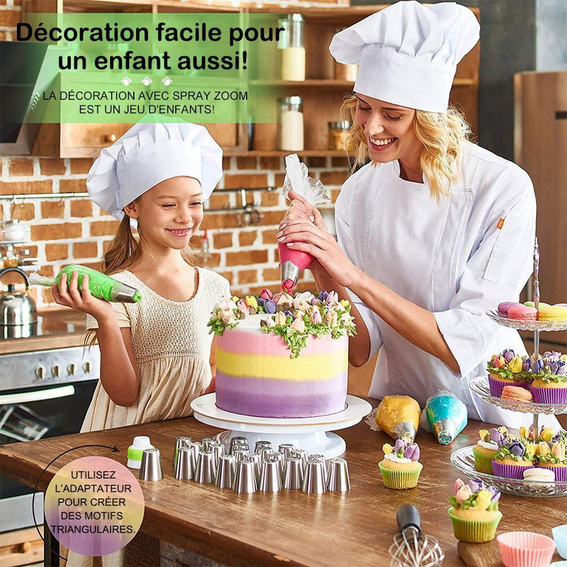 Plusgenial™ Jeu de becs pour les décorations de gâteaux