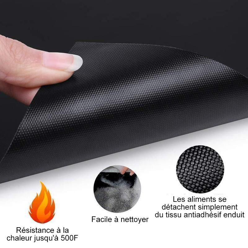 Nouveau ! Tapis de Cuisson Antiadhésifs pour Barbecue