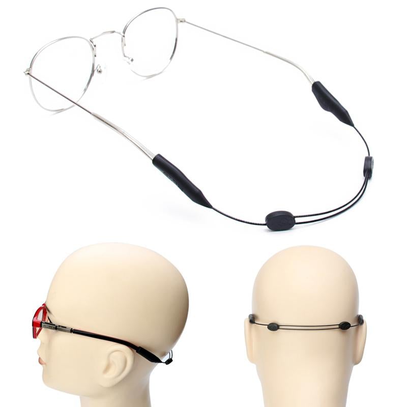 Longe de lunettes antidérapante réglable (2 PCS)