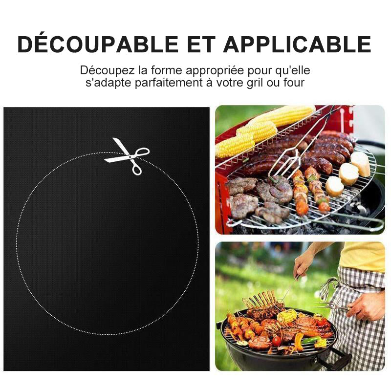 Nouveau ! Tapis de Cuisson Antiadhésifs pour Barbecue