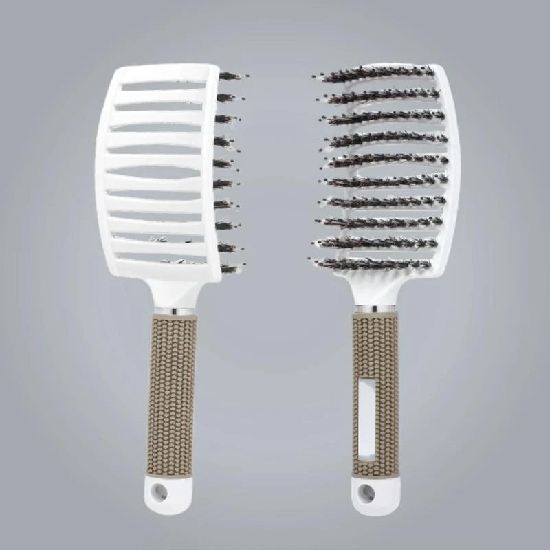 Brosse à cheveux démêlante en poils de nylon