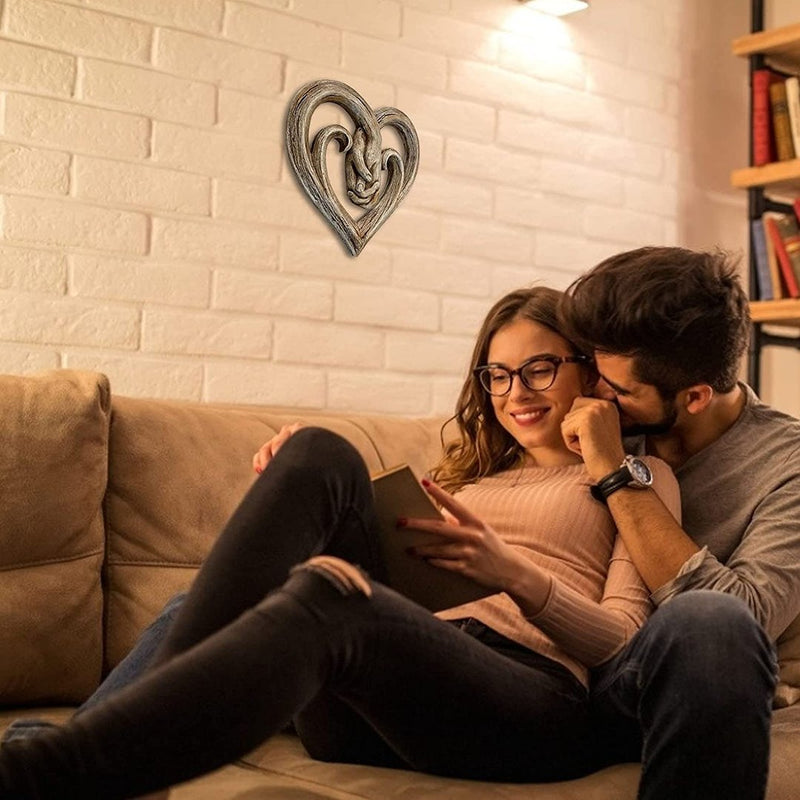 Décoration murale coeur main dans la main - Forever Love