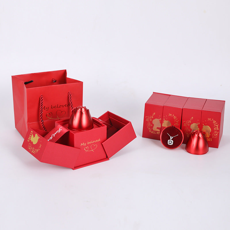 Collier Coeur De Projection D'amour (Je T'aime En 100 Langues)