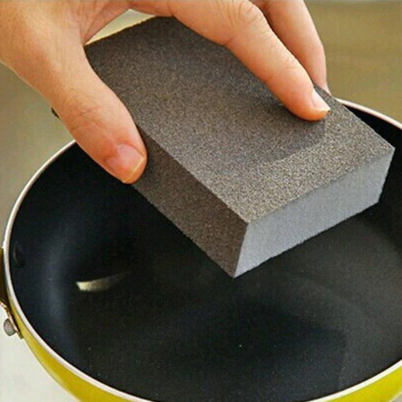 Outil d'élimination de la rouille de cuisine magique brosse éponge émeri