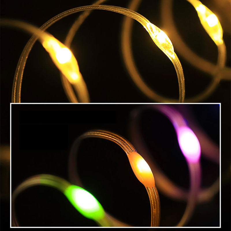 Guirlande lumineuse escamotable portative imperméable extérieure