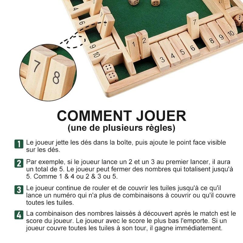 Jeu de planche en bois