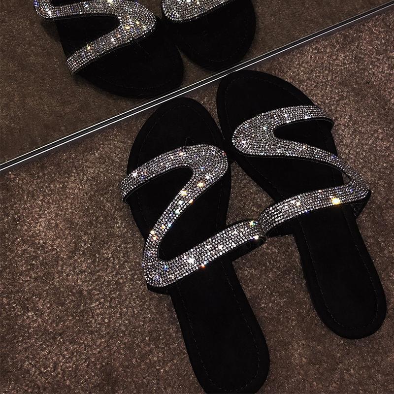 Plusgenial™ Pantoufles Brillantes pour Femmes
