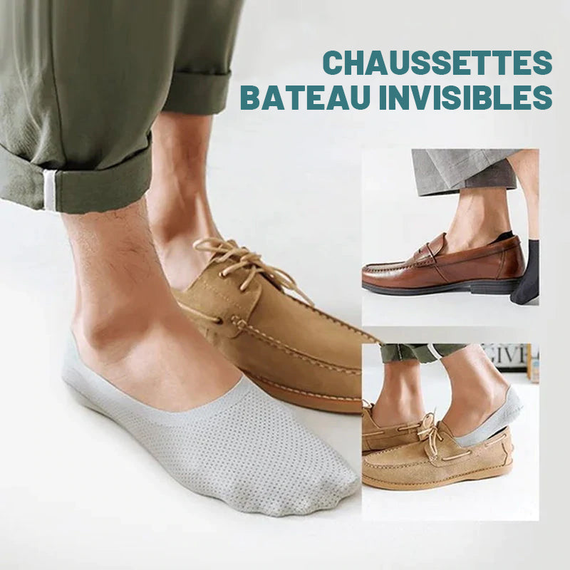Chaussettes respirantes en soie glacée