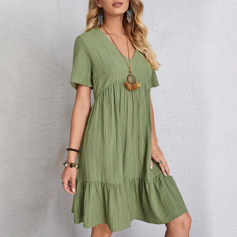 Robe fluide décontractée ample