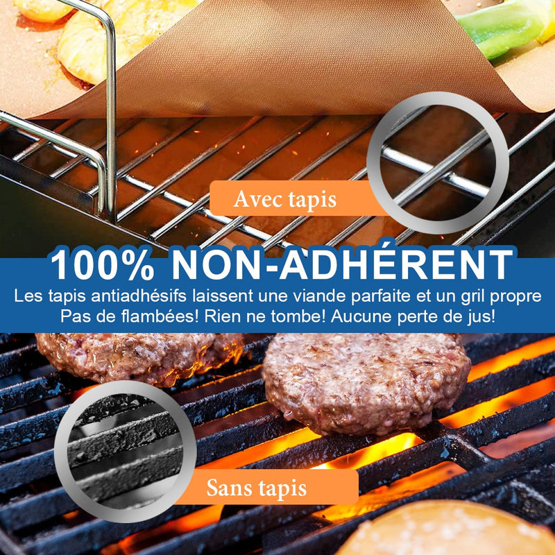 Tapis de Cuisson De Gril Résistant à la Chaleur