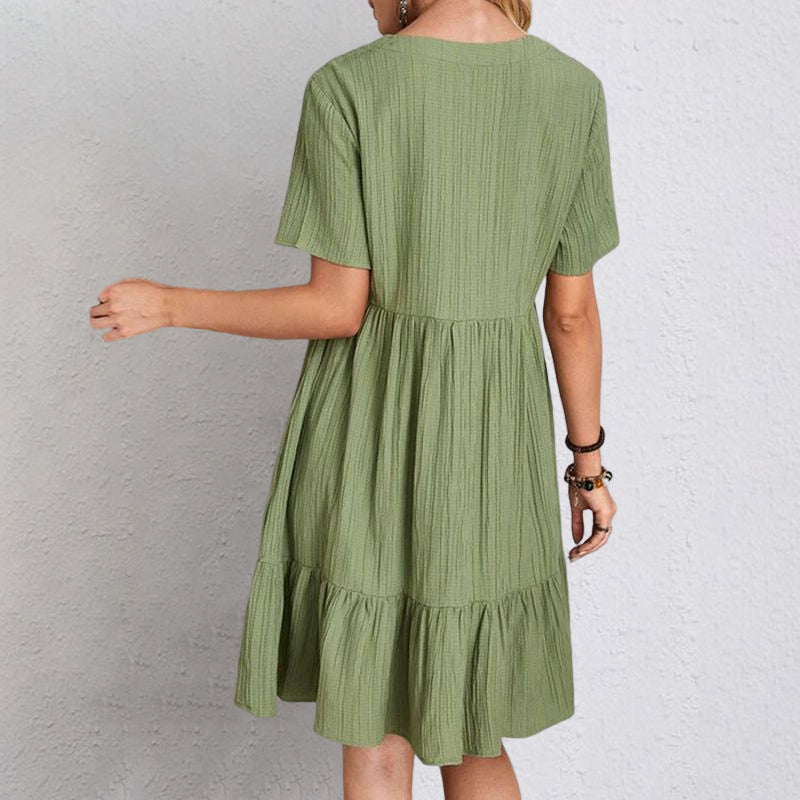 Robe fluide décontractée ample