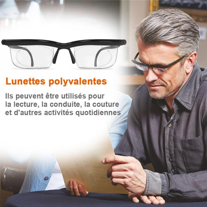 Plusgenial™ La Mise au Point Ajustables Lunettes de Lecture Unisexe
