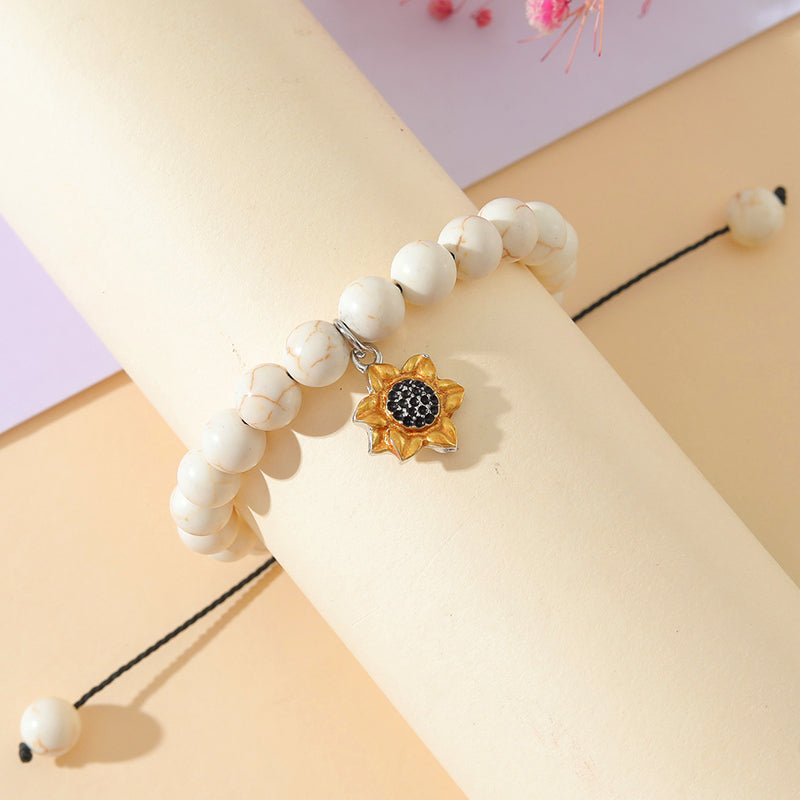 Bracelet Retour à l'école Tournesol