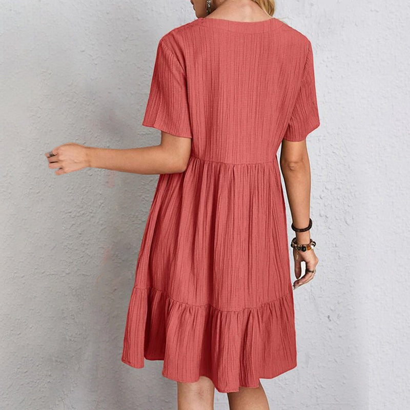 Robe fluide décontractée ample