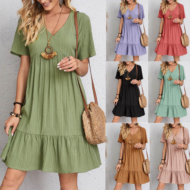 Robe fluide décontractée ample