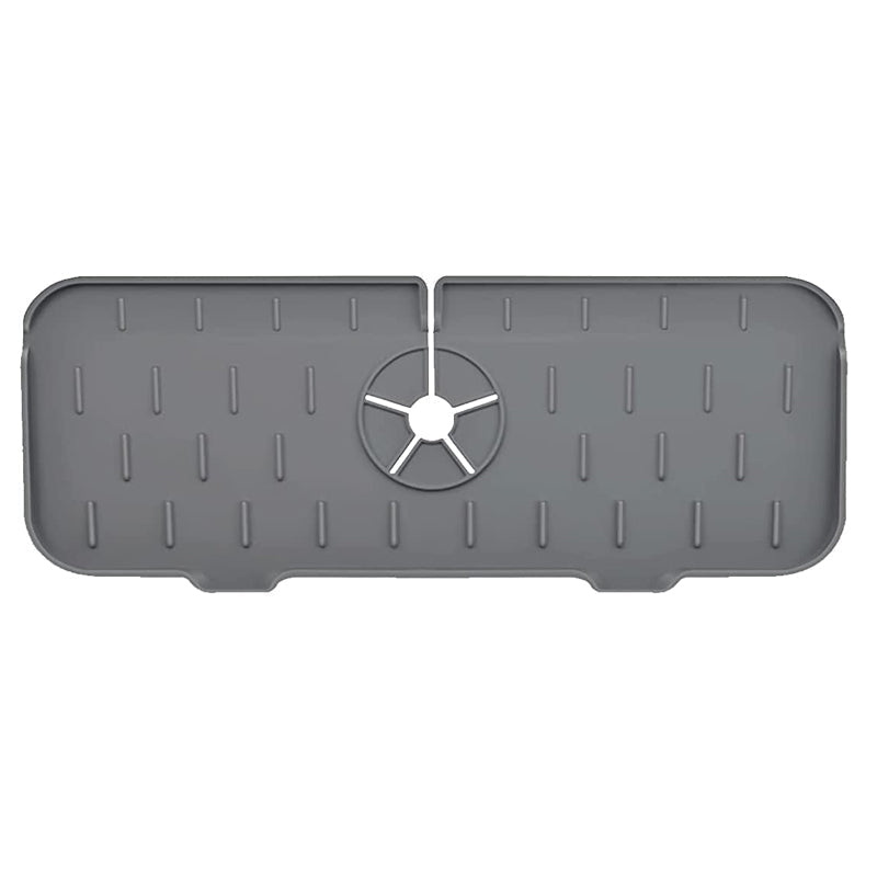 Plateau anti-goutte à poignée de robinet en silicone